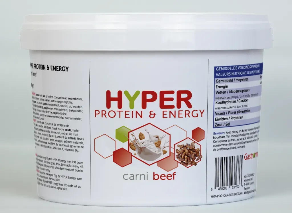 [HYP-PRO-CAR-BEE-1000G] Hyper Protein&Energy Carni Beef Seau
