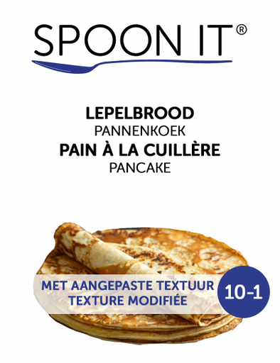 [SPO-PAN-DRG-101-B140] Spoon It - Lepelbrood Pannenkoek - Droog - 10-1 - Schudbeker - 140g