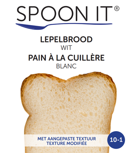 [SPO-BRW-DRG-101-B140] Spoon It - Lepelbrood Wit - Droog - 10-1 - Schudbeker - 140 g